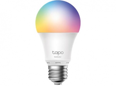 Okos LED izzó, E27, 8,3W, 806lm, 2500-6500K, Wi-Fi, TP-LINK "Tapo L530E", multicolor, duopack