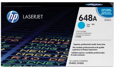 CE261A Lézertoner ColorLaserJet CP4525 nyomtatóhoz, HP 648A, cián, 11k